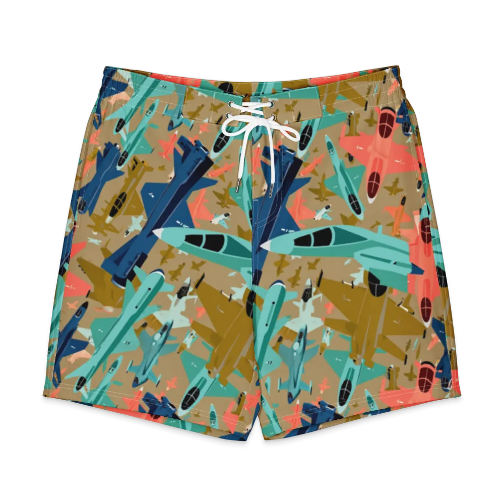 Aerial Arcade on Men's Board Shorts — Front
