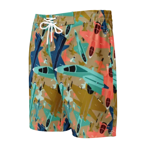 Aerial Arcade on a Men's Board Shorts