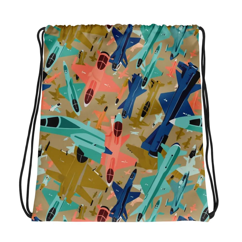 Aerial Arcade on Drawstring Bag — Photo