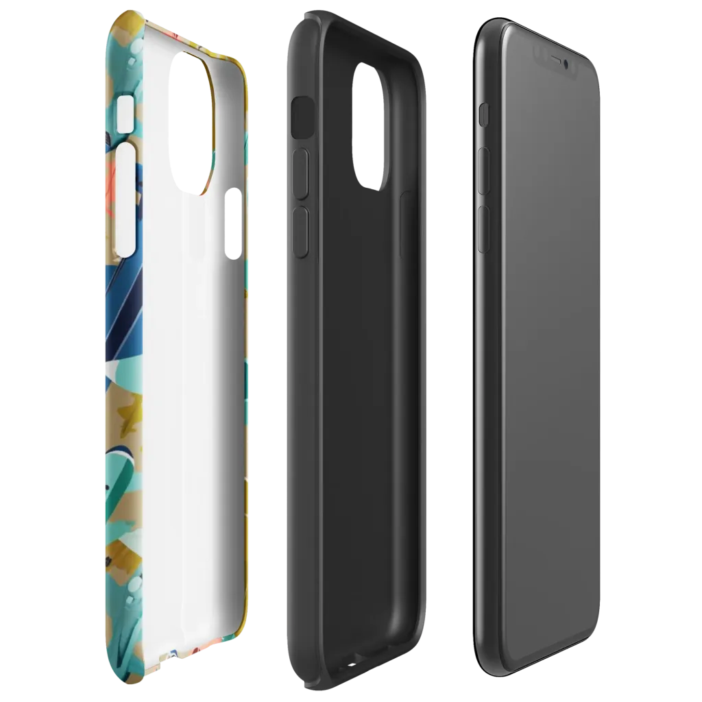 Aerial Arcade on Tough Case for iPhone® — Right