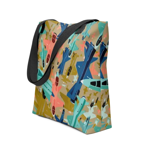 Aerial Arcade on a Tote Bag