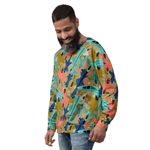 Aerial Arcade on a Sweatshirt