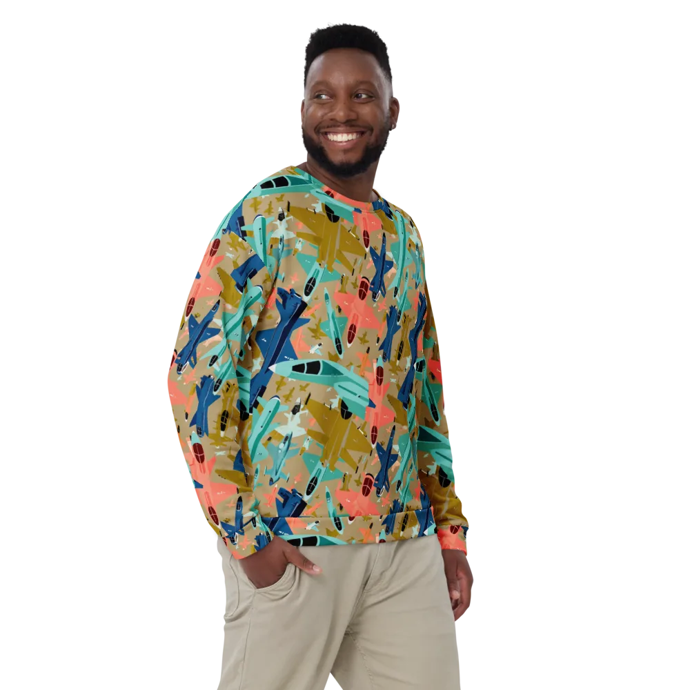 Aerial Arcade on Sweatshirt — Front