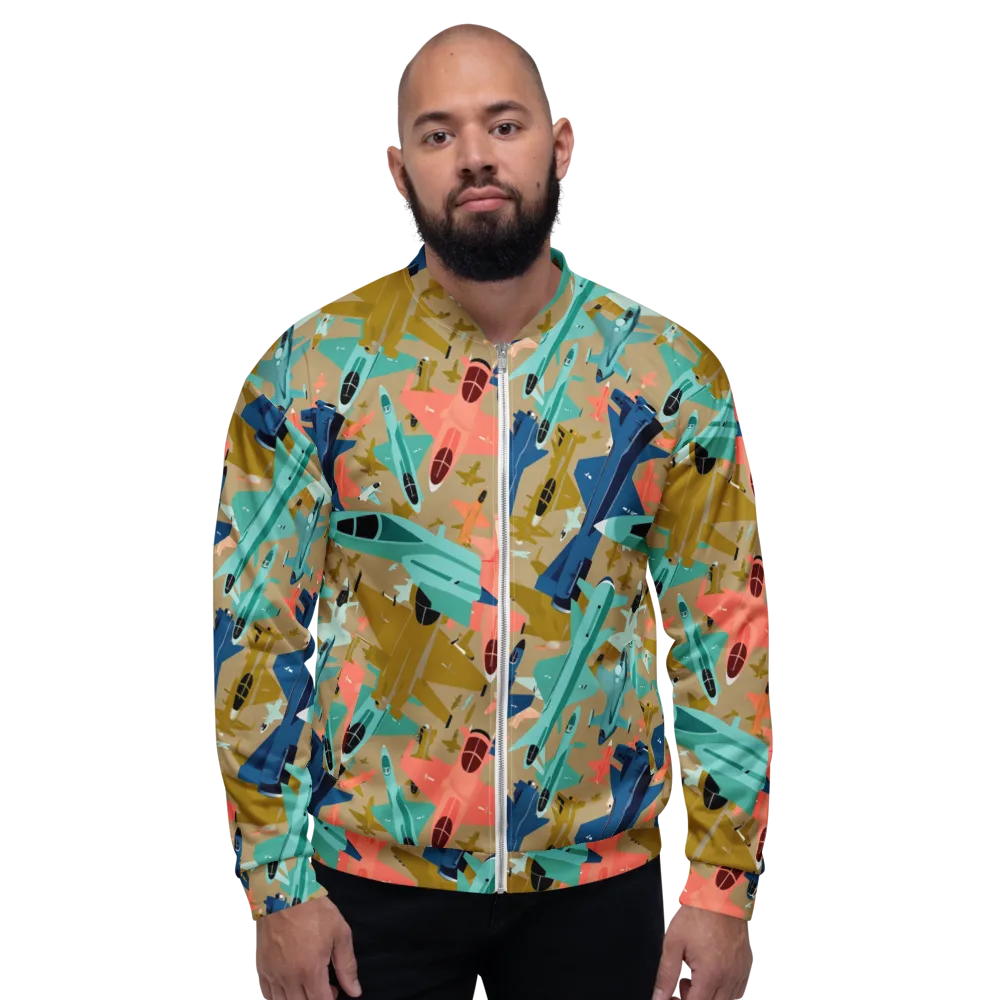 Aerial Arcade on Bomber Jacket — Front