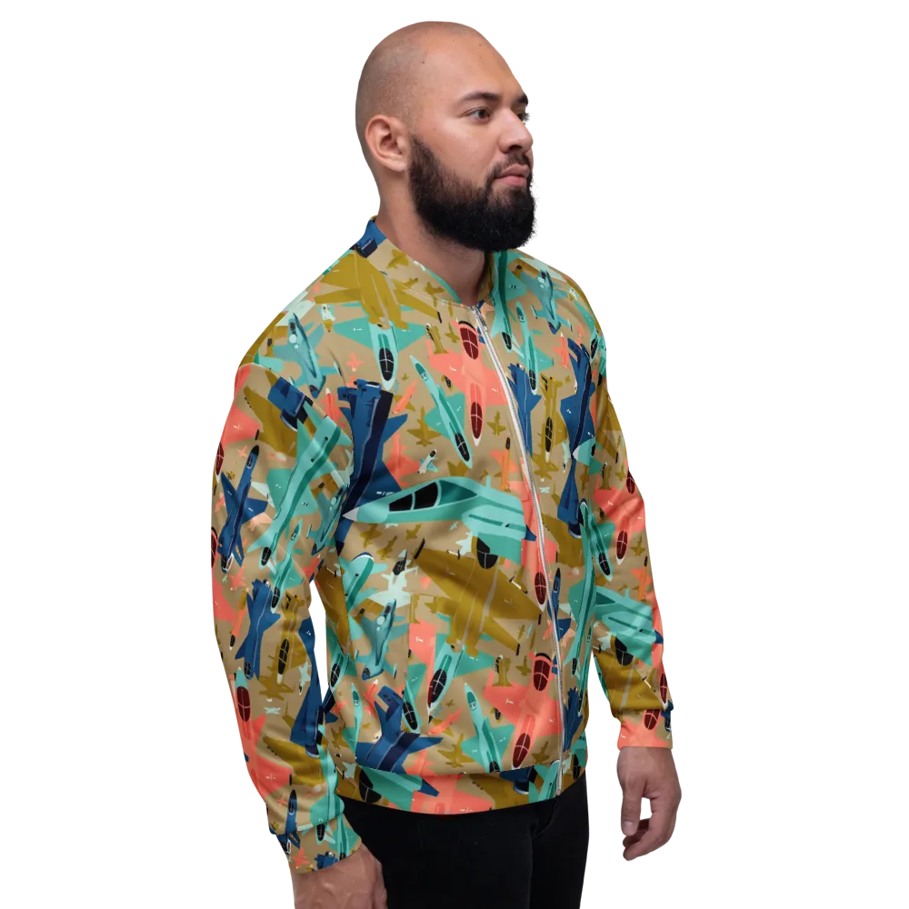 Aerial Arcade on Bomber Jacket — Right