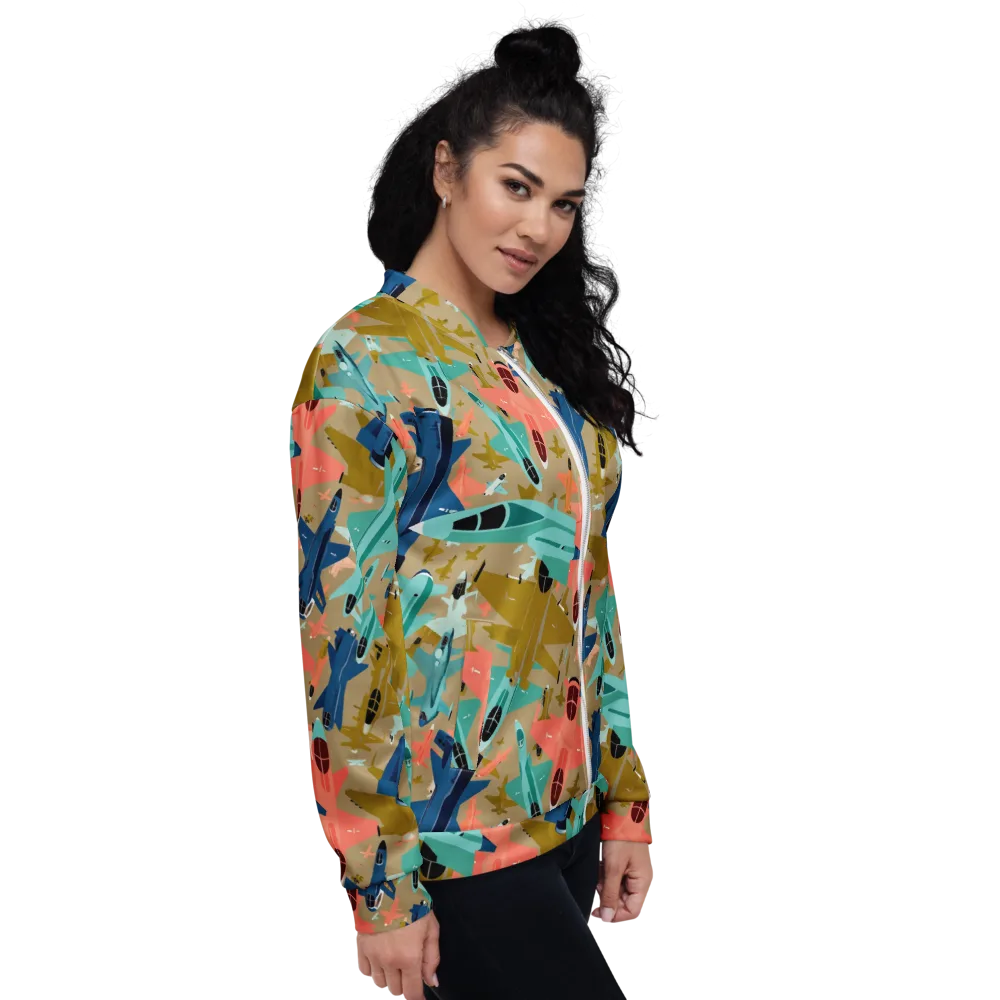 Aerial Arcade on Bomber Jacket — Right