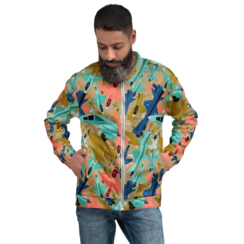 Aerial Arcade on Bomber Jacket — Front