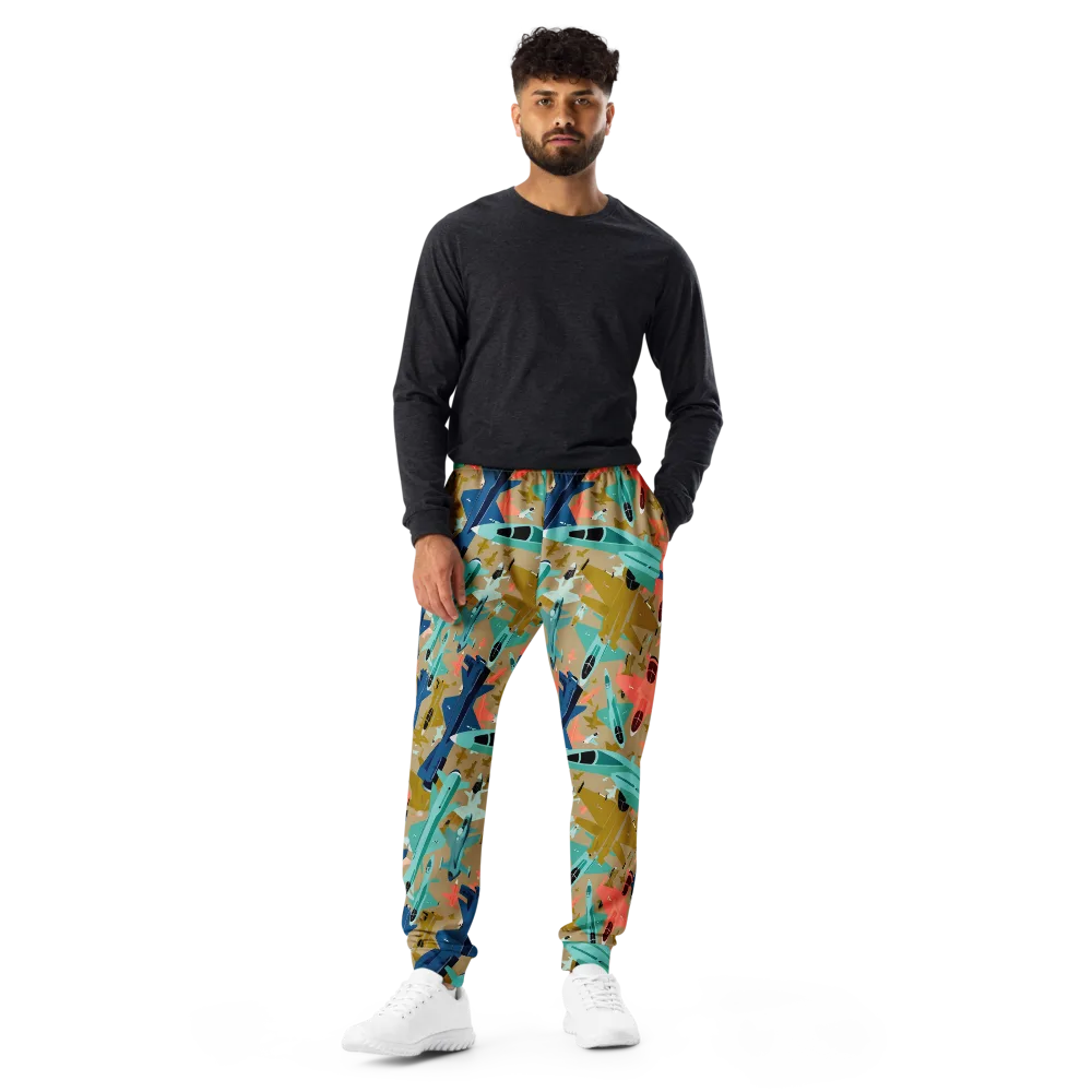 Aerial Arcade on Men's Joggers — Front