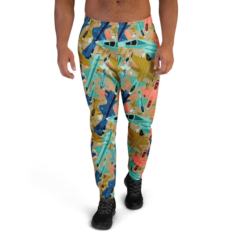 Aerial Arcade on Men's Joggers — Front