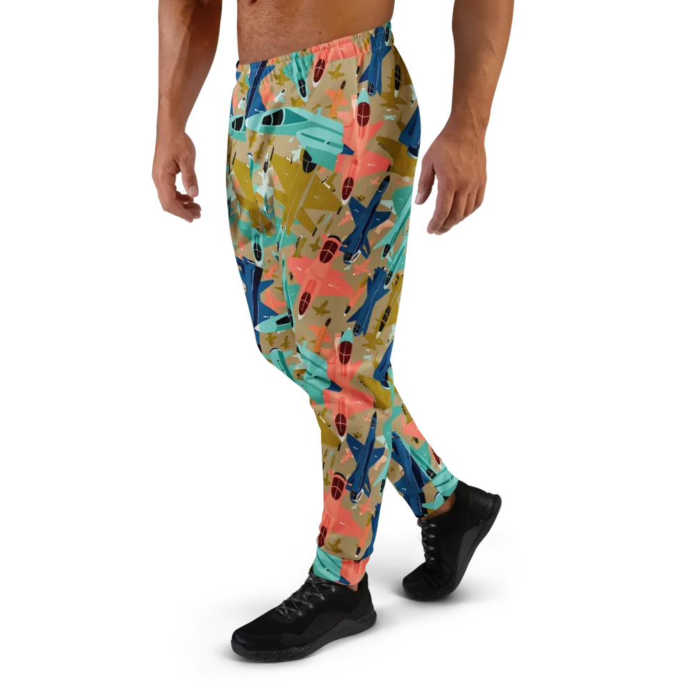 Aerial Arcade on Men's Joggers — Left