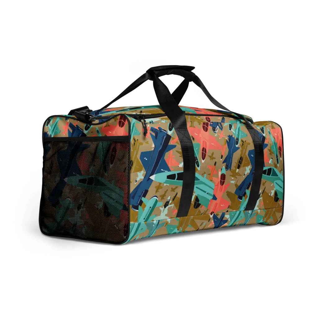 Aerial Arcade on Duffle Bag — Right Front