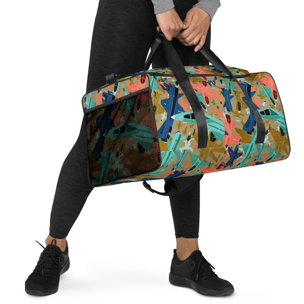 Aerial Arcade on Duffle Bag — Right Front