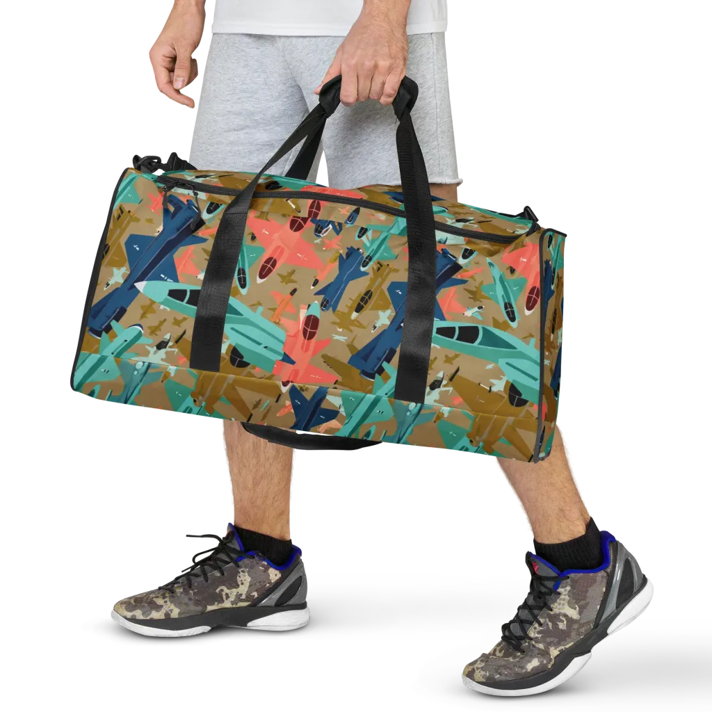 Aerial Arcade on Duffle Bag — Front