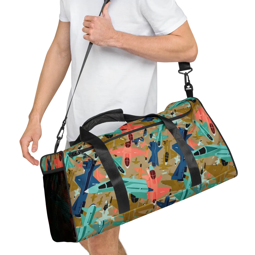 Aerial Arcade on Duffle Bag — Right Front