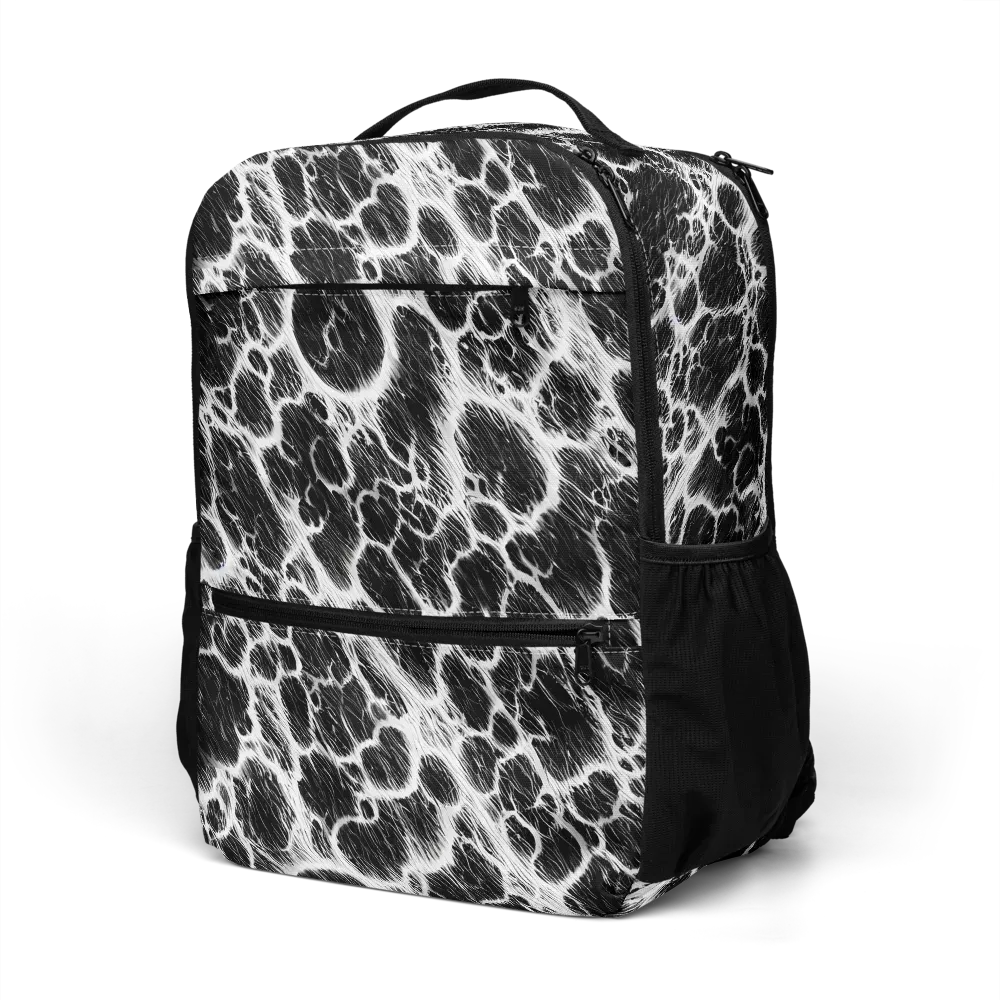 Black Ice Rift on Utility Backpack — Left Front