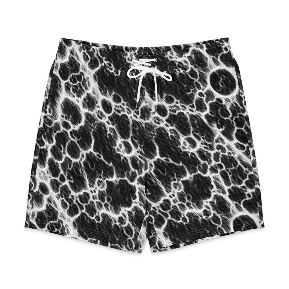 Black Ice Rift on Men's Board Shorts — Front