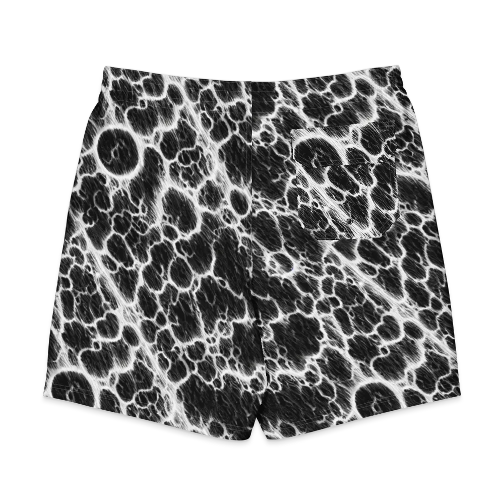 Black Ice Rift on Men's Board Shorts — Back