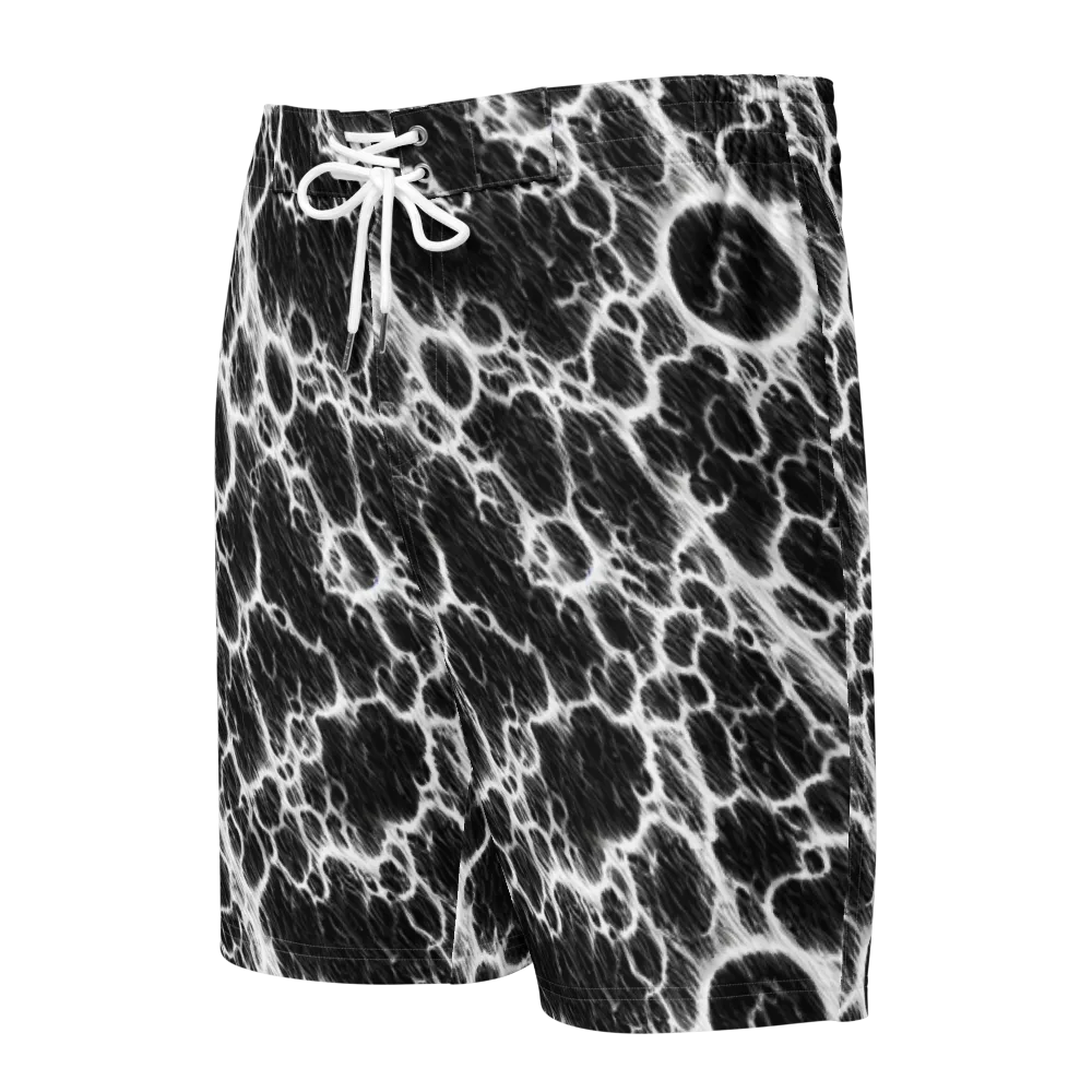 Black Ice Rift on Men's Board Shorts — Front