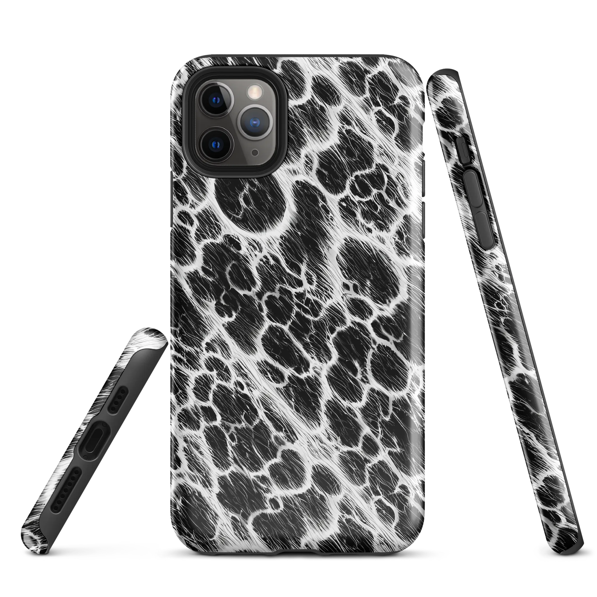 Black Ice Rift on Tough Case for iPhone® — Front