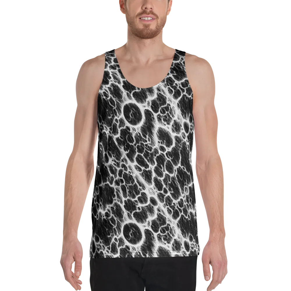 Black Ice Rift on Men's Tank Top — Front