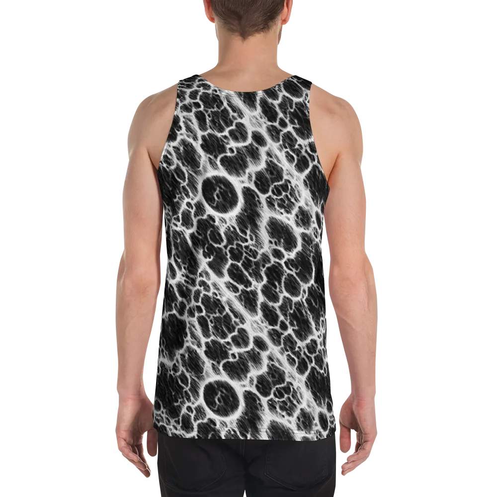 Black Ice Rift on Men's Tank Top — Back
