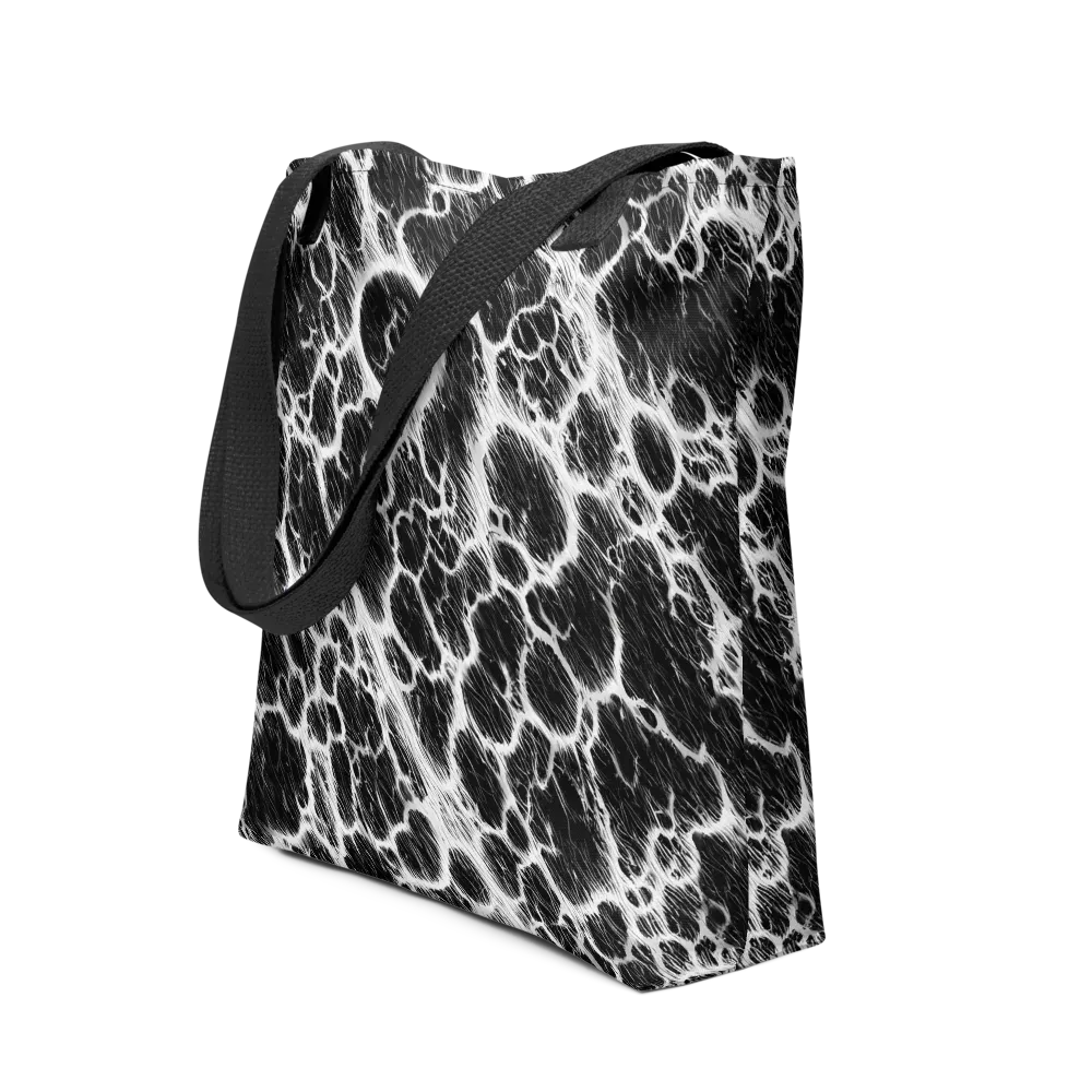 Black Ice Rift on Tote Bag — Front