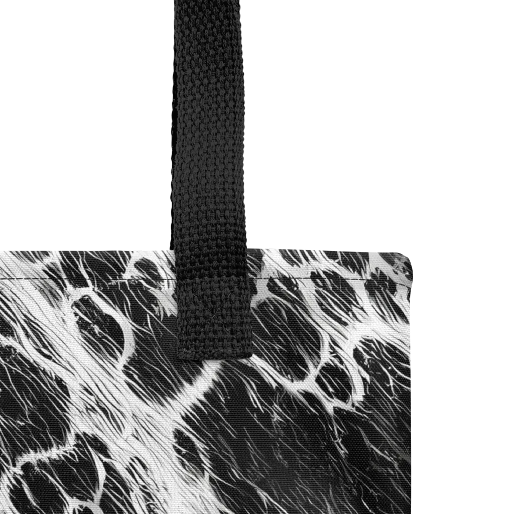 Black Ice Rift on Tote Bag — Product details