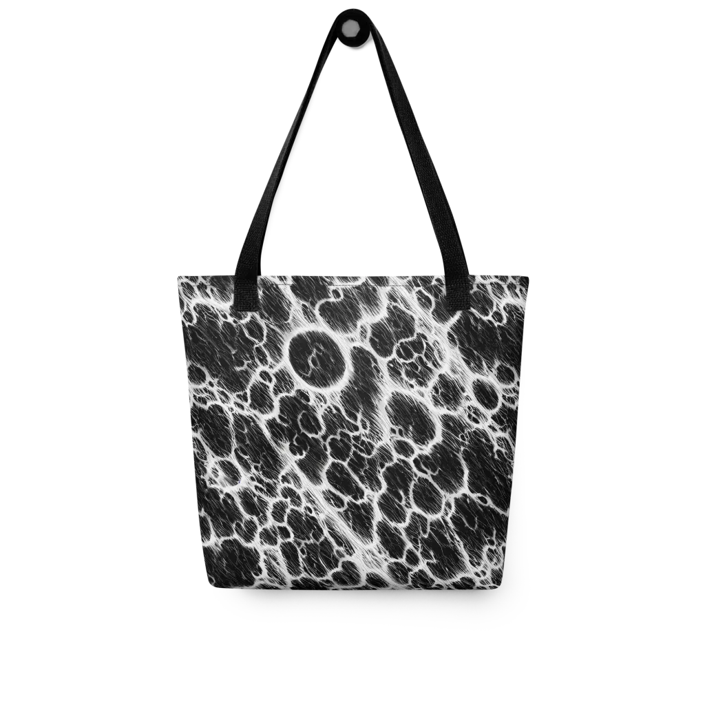 Black Ice Rift on Tote Bag — Front