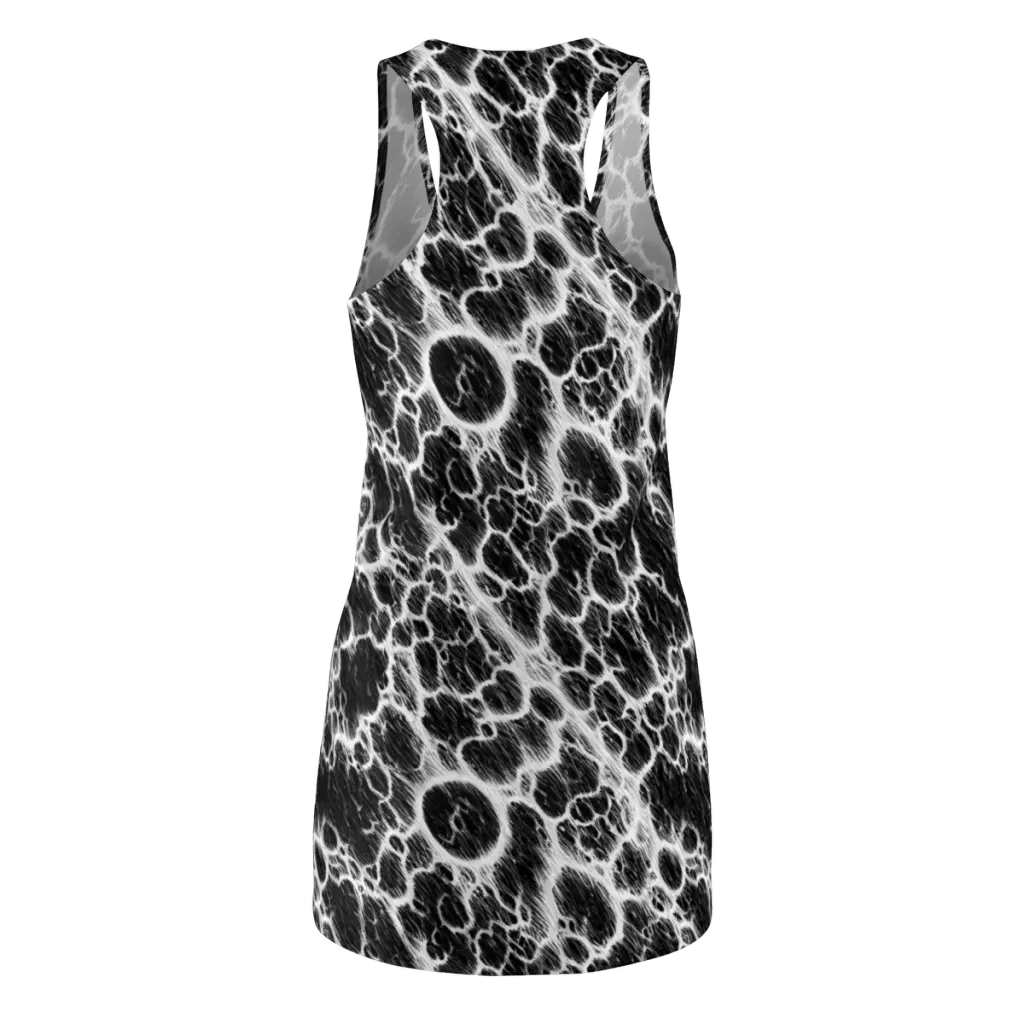 Black Ice Rift on Racerback Dress — Back