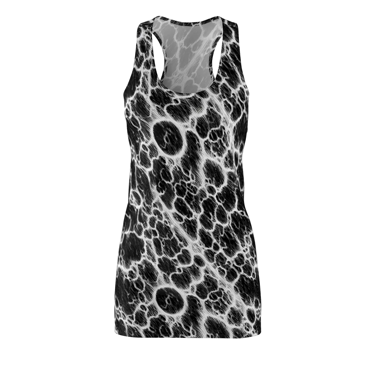 Black Ice Rift on Racerback Dress — Front