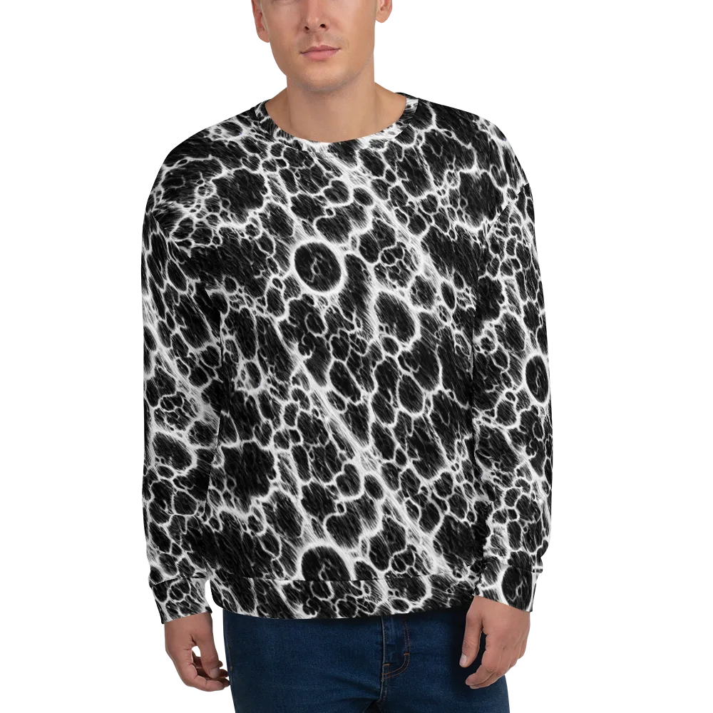 Black Ice Rift on Sweatshirt — Front