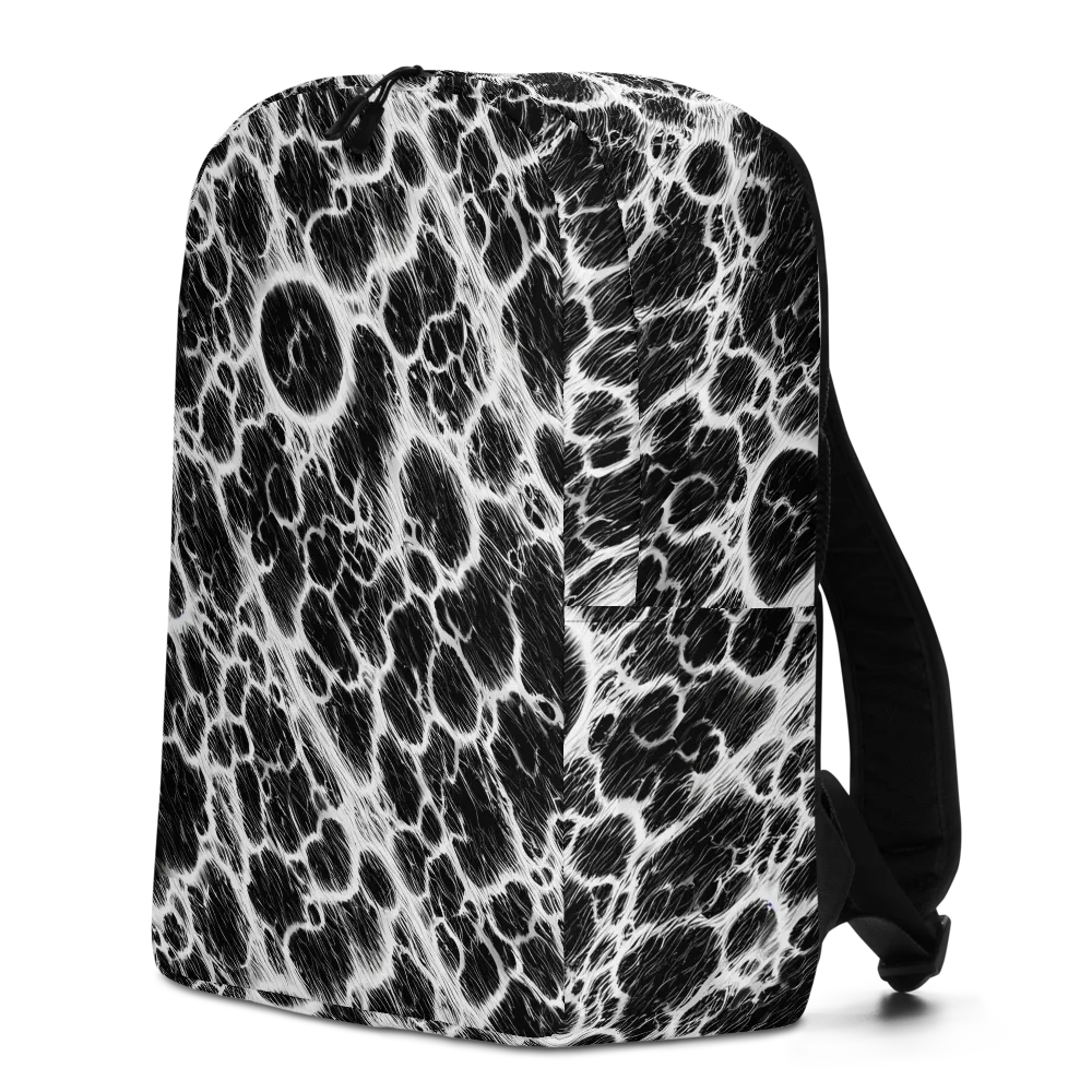 Black Ice Rift on Minimalist Backpack — Left
