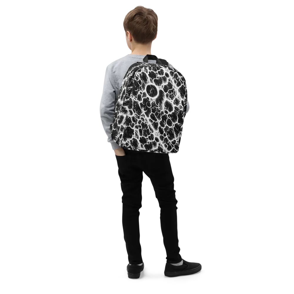 Black Ice Rift on Minimalist Backpack — Right Front