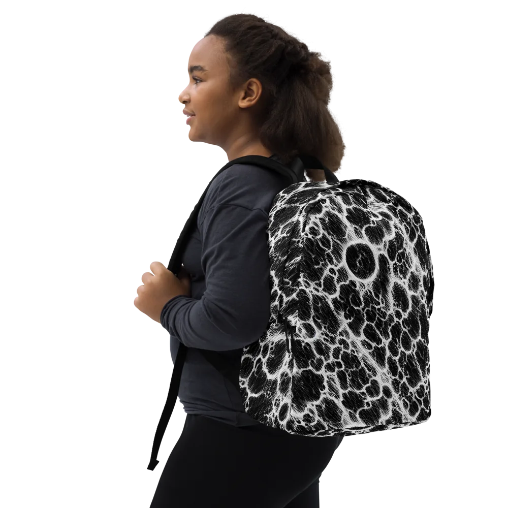 Black Ice Rift on Minimalist Backpack — Right Front