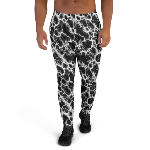 Black Ice Rift on a Men's Joggers