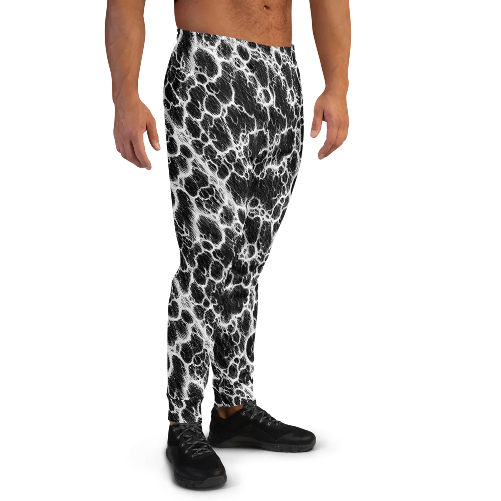 Black Ice Rift on Men's Joggers — Right