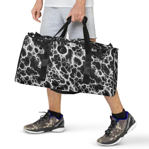 Black Ice Rift on a Duffle Bag