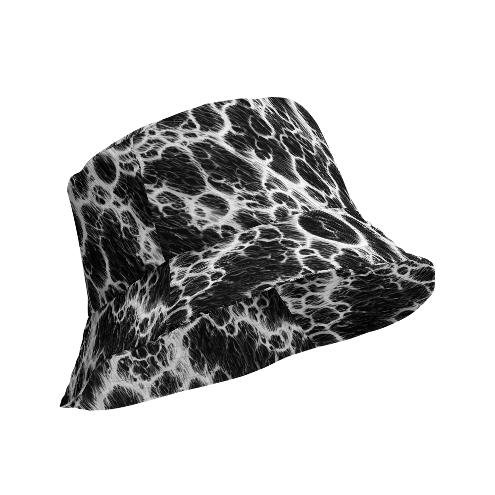 Black Ice Rift on Reversible Bucket Hat — Product details Outside