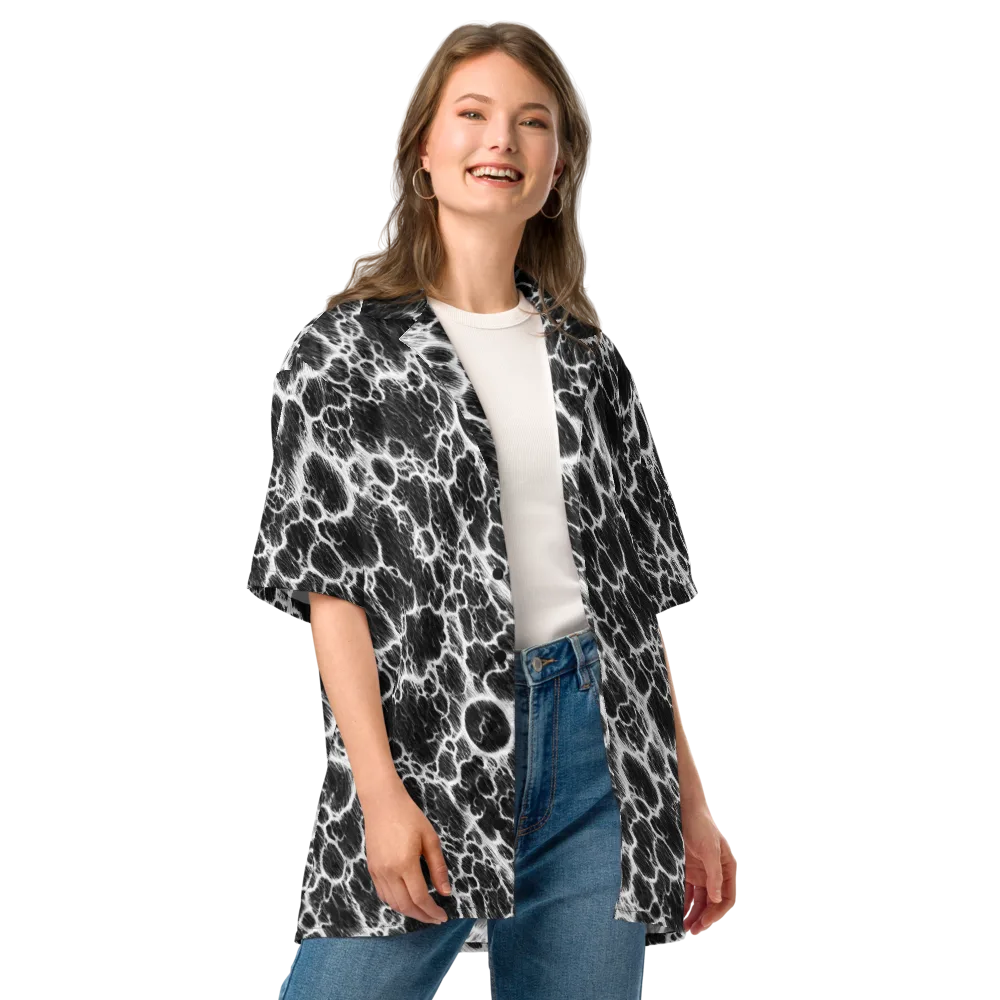 Black Ice Rift on Button Shirt — Front