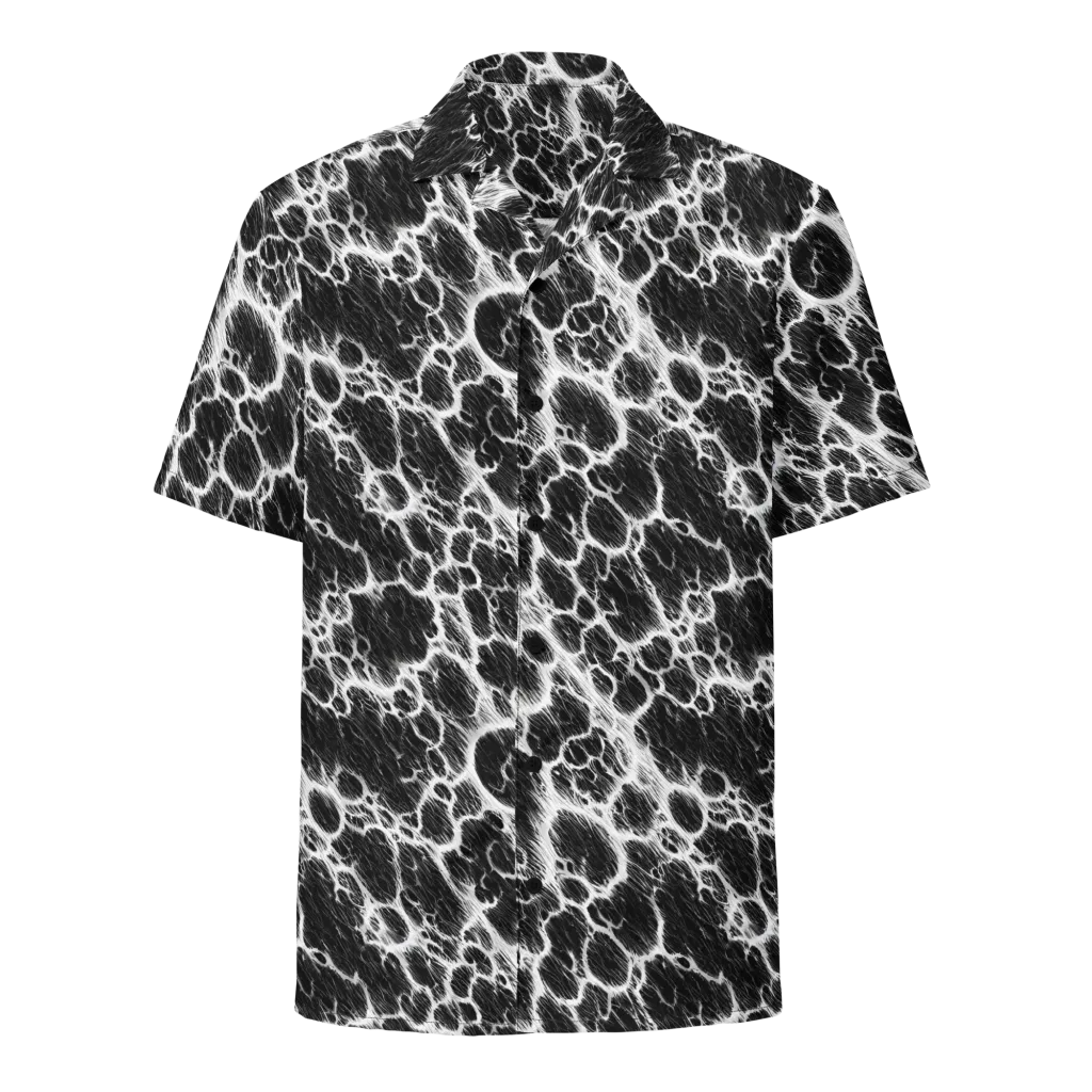 Black Ice Rift on Button Shirt — Front