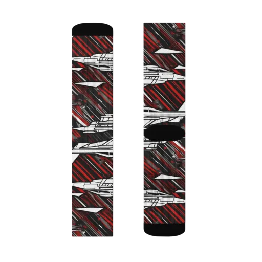 Crimson Airspace on a Socks