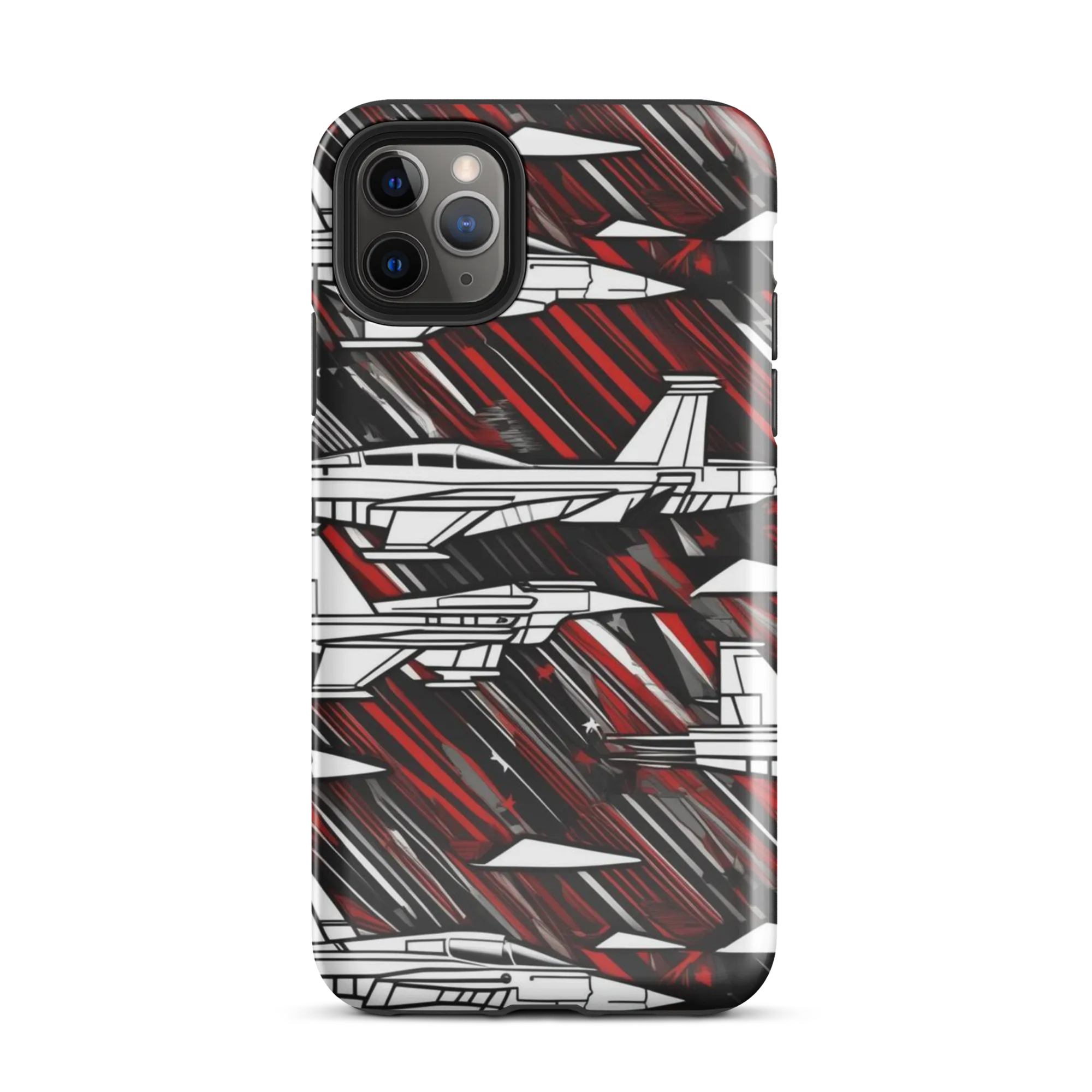 Crimson Airspace on Tough Case for iPhone® — Front