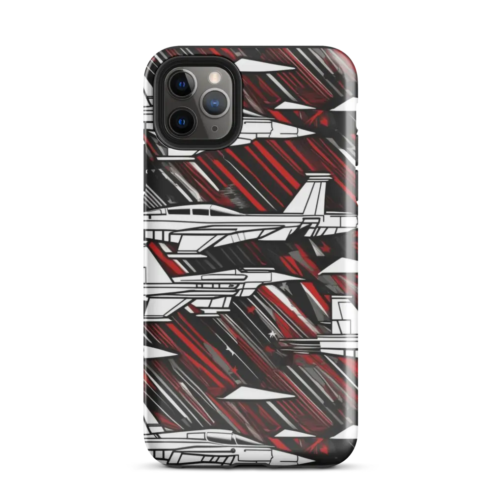 Crimson Airspace on Tough Case for iPhone® — Front
