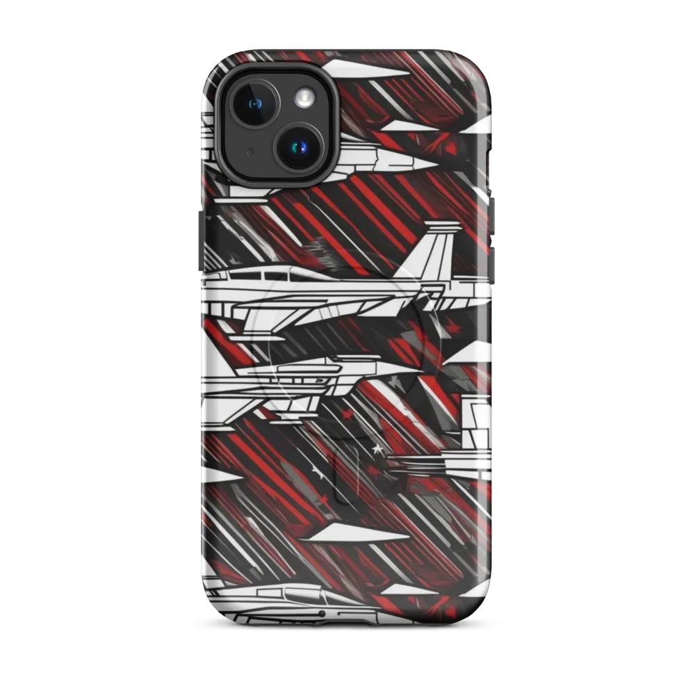 Crimson Airspace on MagSafe Tough Case for iPhone® — Front