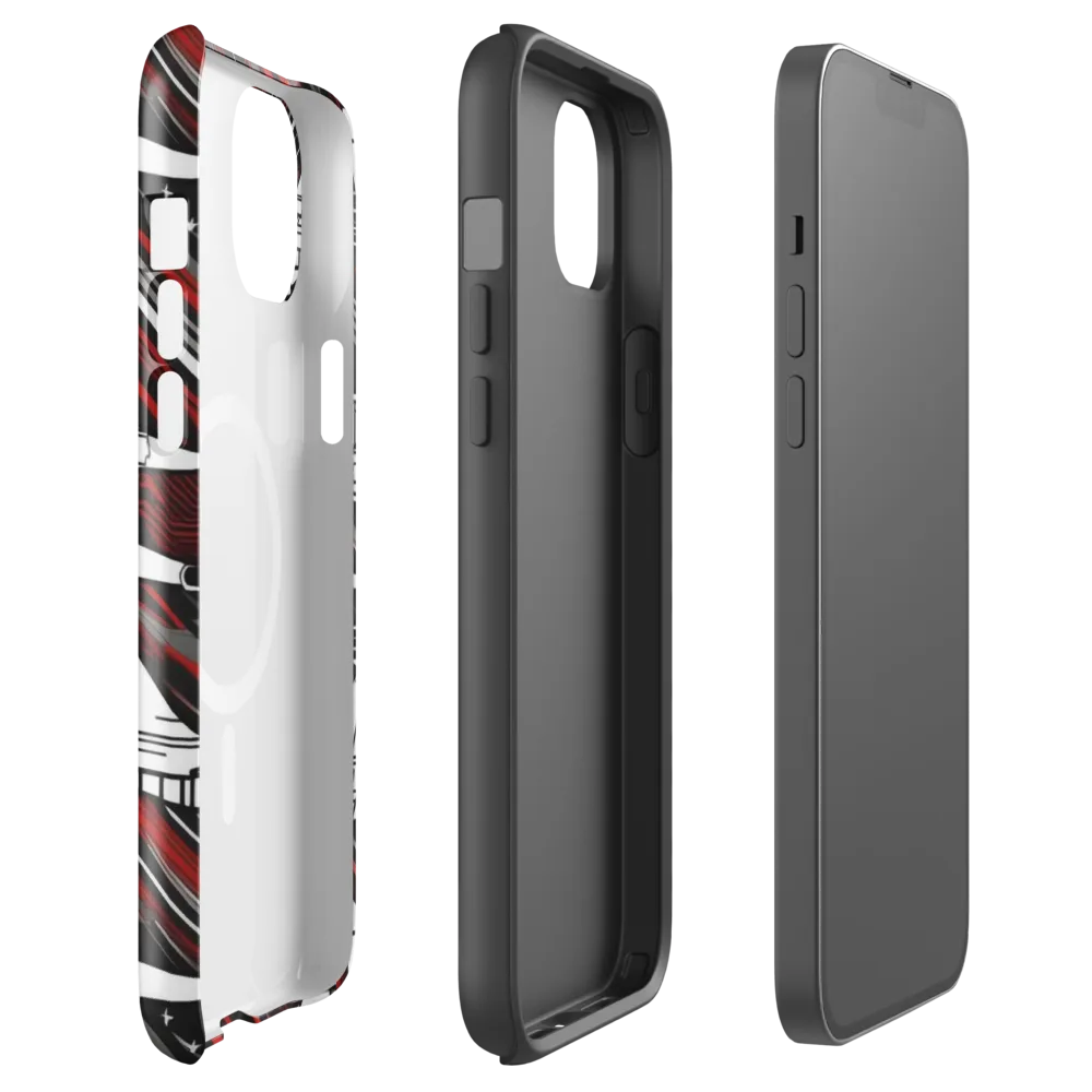 Crimson Airspace on MagSafe Tough Case for iPhone® — Front
