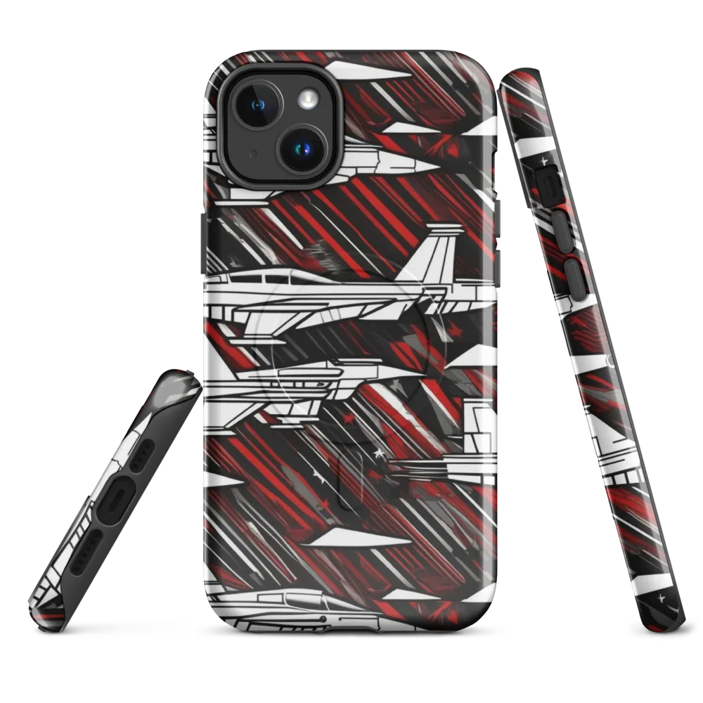Crimson Airspace on MagSafe Tough Case for iPhone® — Front