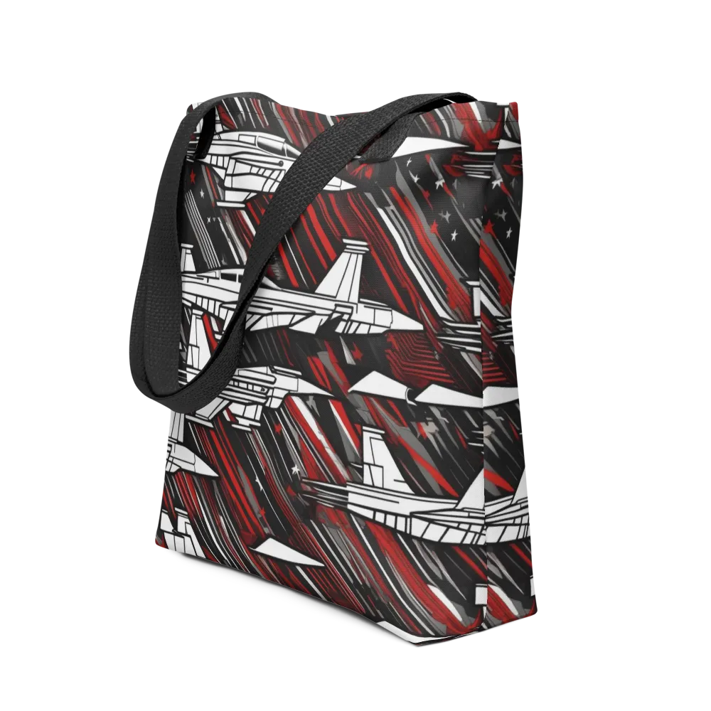 Crimson Airspace on Tote Bag — Front