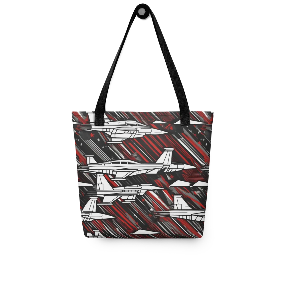 Crimson Airspace on Tote Bag — Front