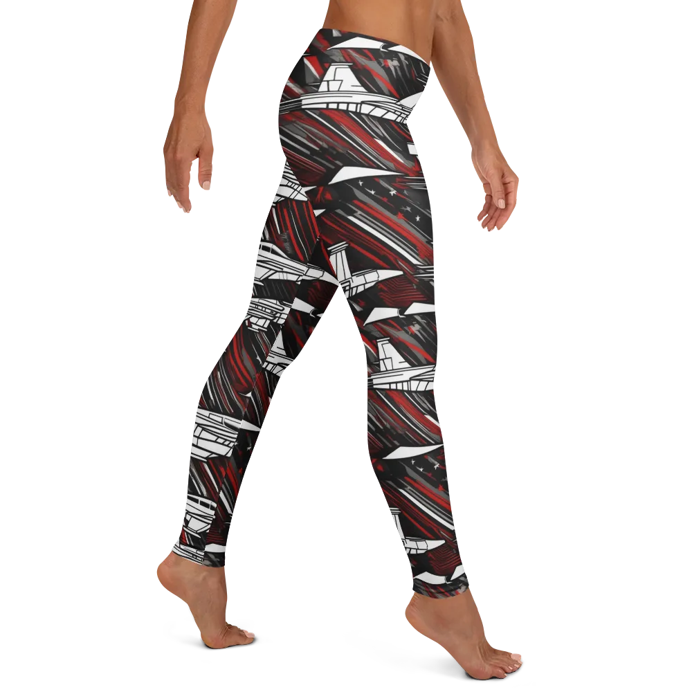 Crimson Airspace on Leggings — Right