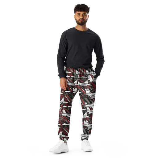 Crimson Airspace on a Men's Joggers